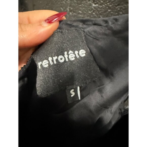 Retrofete Stella Asymmetric Two-tone Sequinned Chiffon Dress - Picture 4 of 4